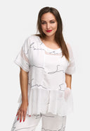 Kekoo tunika med tyll 'Serra'