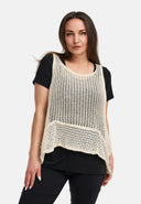 Kekoo Poncho de Malha 'Cotton'