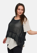 Kekoo Poncho de Malha 'Cotton'