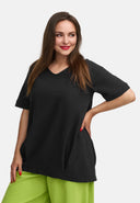 Langskjorte af hør i ballon silhuet 'Venti'