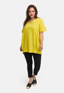 Langskjorte af hør i ballon silhuet 'Venti'