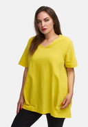 Langskjorte af hør i ballon silhuet 'Venti'