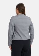 'Juline' Blouse Jacket – Denim with Stretch, Feminine & Modern