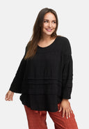 Väljä tunika kerrosleikkauksella 'Ferina'