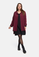 Blusa comprida casual em mistura de cânhamo e algodão 'Elure'