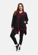 Casaco assimétrico com fecho 'Floréa'