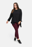 Casaco assimétrico com fecho 'Floréa'