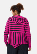 'Sienna' Casaco - Stretch de viscose, mistura de riscas