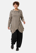 'Sienna' Túnica - Stretch de viscose, bainha irregular