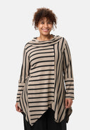 'Sienna' Túnica - Stretch de viscose, bainha irregular