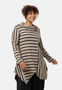 'Sienna' Túnica - Stretch de viscose, bainha irregular