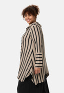 'Sienna' Túnica - Stretch de viscose, bainha irregular