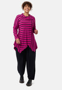 'Sienna' Túnica - Stretch de viscose, bainha irregular