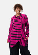 'Sienna' Túnica - Stretch de viscose, bainha irregular