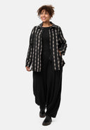 'Karena' Blusenjacke - Cotton-Stretch, look de rayas