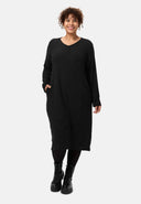 'Vera' Vestido - Preto intenso & estrutura discreta