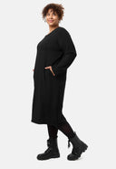 'Vera' Vestido - Preto intenso & estrutura discreta