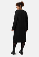 'Vera' Vestido - Preto intenso & estrutura discreta