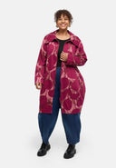 'Oria' coat – cotton stretch, knee-length
