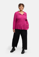 Blusa "Marella" – mistura de algodão, tecido estruturado