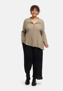 Blusa "Marella" – mistura de algodão, tecido estruturado