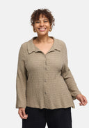 Blusa "Marella" – mistura de algodão, tecido estruturado