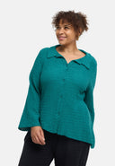 Blusa "Marella" – mistura de algodão, tecido estruturado