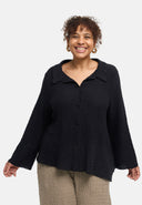 Blusa "Marella" – mistura de algodão, tecido estruturado
