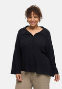 Blusa "Marella" – mistura de algodão, tecido estruturado