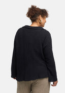 Blusa "Marella" – mistura de algodão, tecido estruturado
