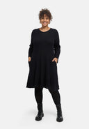 Vestido "Marella" – mistura de algodão, linha A