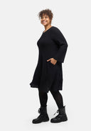 Vestido "Marella" – mistura de algodão, linha A