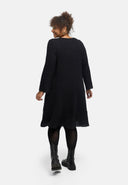 Vestido "Marella" – mistura de algodão, linha A