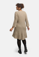 Vestido "Marella" – mistura de algodão, linha A