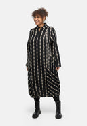 'Karena' Vestido - Cotton-Stretch, look de rayas