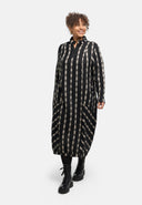 'Karena' Vestido - Cotton-Stretch, look de rayas