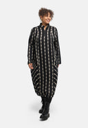 'Karena' Vestido - Cotton-Stretch, look de rayas