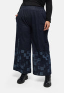 Calças "Nila" – Denim Escuro, Corte Balão