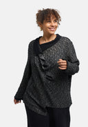 Túnica "Perlina" – mistura de materiais, drapeada