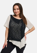 Kekoo Strick Überwurf Asymmetrisch 'Cotton'