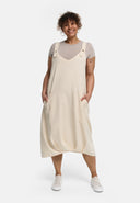 Sukienka ogrodniczka 'Linaya' – przewiewna i miękka z bawełnianego lnu