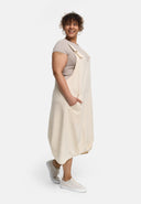 Sukienka ogrodniczka 'Linaya' – przewiewna i miękka z bawełnianego lnu