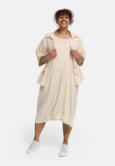Sukienka ogrodniczka 'Linaya' – przewiewna i miękka z bawełnianego lnu