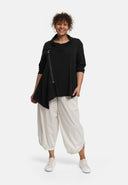 Casaco 'Valeria' – leve, assimétrico e moderno