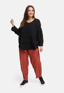 Loose Tunic with Tiered Cut 'Ferina'