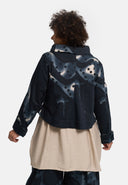 'Velisse' jacket – cotton stretch, shawl collar