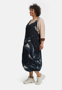 'Velisse' vestido peto – stretch de algodón, midi