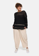 Camisola de Malha 'Cotture' – Toque Suave, Corte Elegante & Arejado