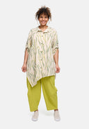 Túnica-blusa 'Livia' – leve, fluida e artisticamente estampada