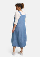 Sukienka na ramiączkach 'Mara' z dekoltem w serek, długość midi i codzienna elegancja